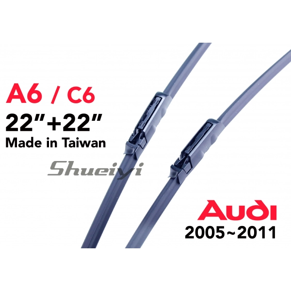 AUDI A6｜專用軟骨雨刷 2005~2011.08 (F53)