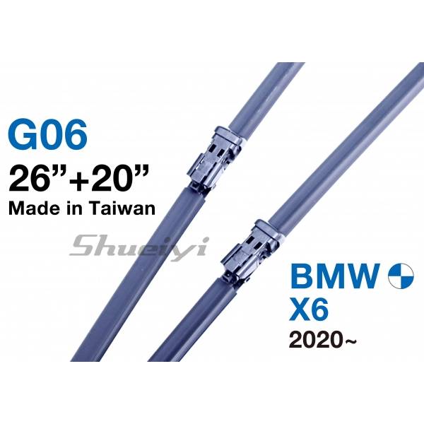 BMW X6｜專用軟骨雨刷 2020~ (G06)