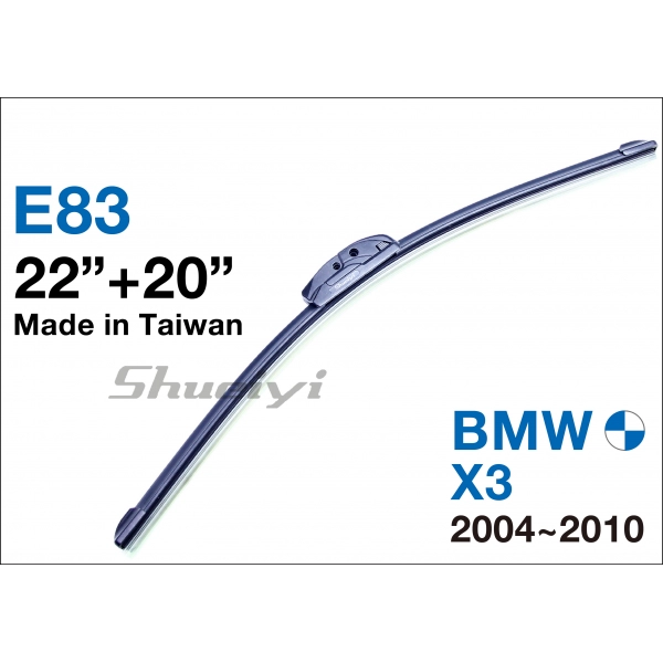 BMW X3｜專用軟骨雨刷 2004~2010 (E83)