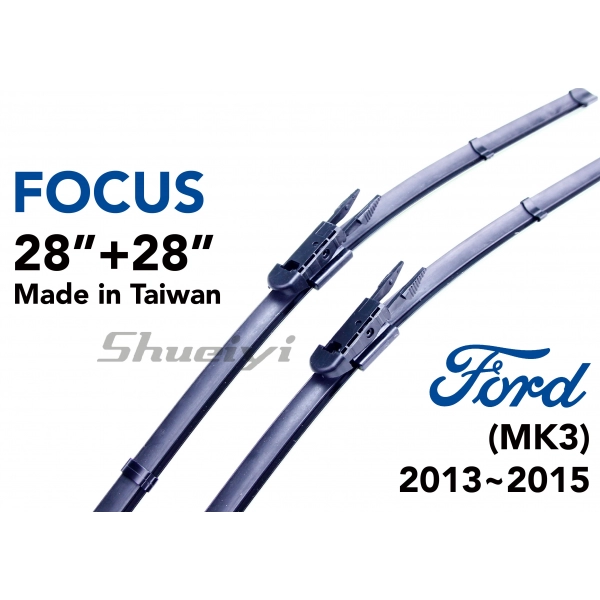 FORD FOCUS｜專用軟骨雨刷 2013~2015.09 (MK3)