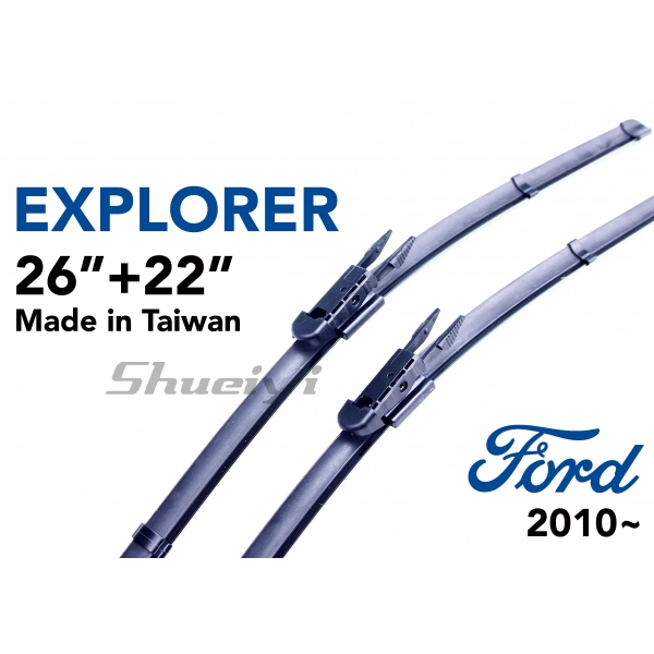 FORD EXPLORER｜專用軟骨雨刷 2010~