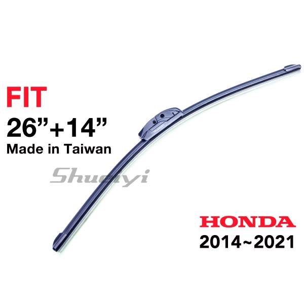 HONDA FIT｜專用軟骨雨刷 2014.10~2021 (3代)