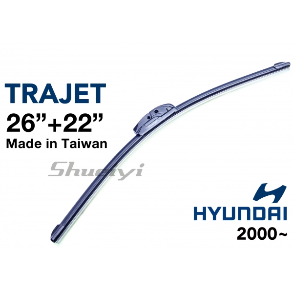 HYUNDAI TRAJET｜專用軟骨雨刷 2000~