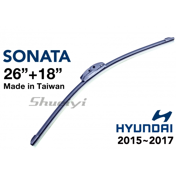 HYUNDAI SONATA｜專用軟骨雨刷 2015~2017 (7代)