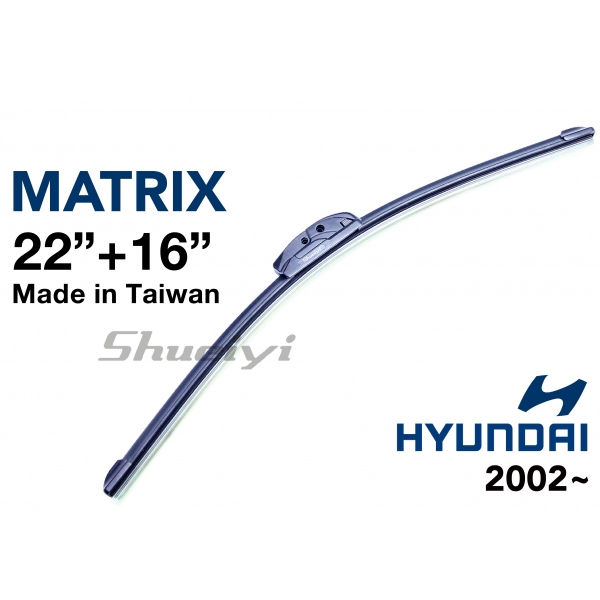 HYUNDAI MATRIX｜專用軟骨雨刷 2002~