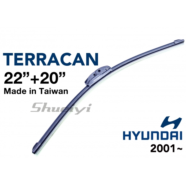 HYUNDAI TERRACAN｜專用軟骨雨刷 2001~