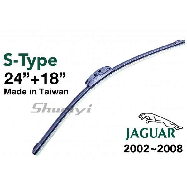JAGUAR S-TYPE｜專用軟骨雨刷 2002~2008