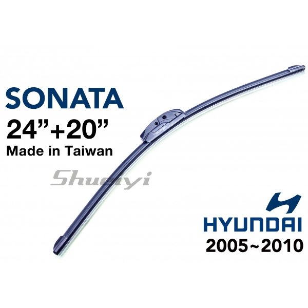 HYUNDAI SONATA｜專用軟骨雨刷 2005~2010 (5代)