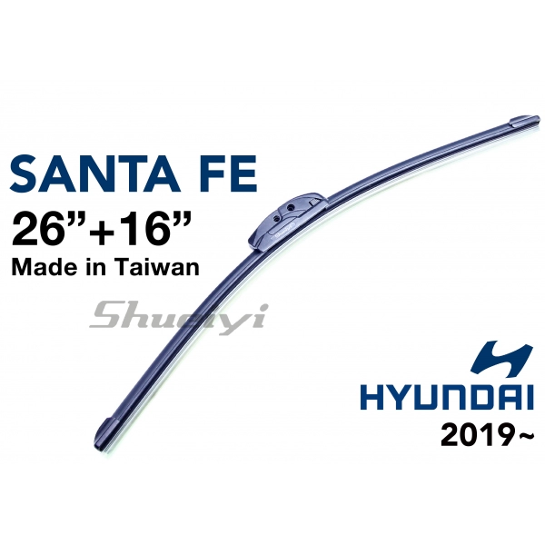 HYUNDAI SANTA FE｜專用軟骨雨刷 2019.11~ (4代)