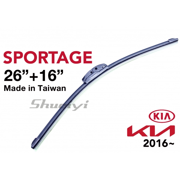 KIA SPORTAGE｜專用軟骨雨刷 2016~2022.05 (4代)