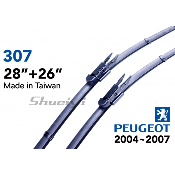 PEUGEOT 307｜專用軟骨雨刷 2004~2007