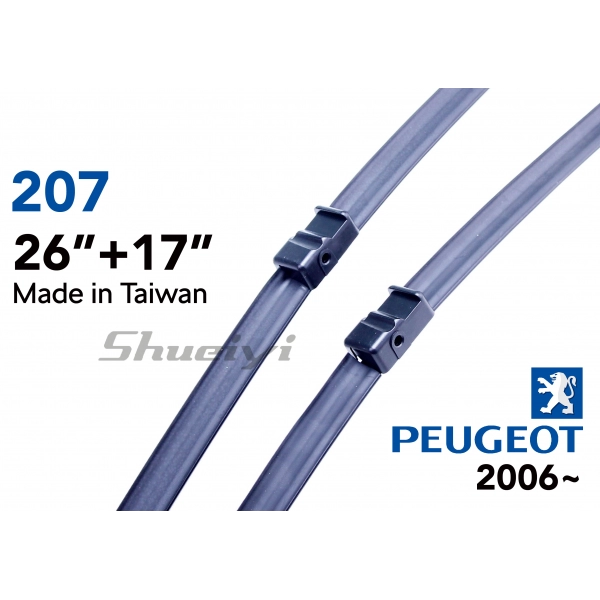 PEUGEOT 207｜專用軟骨雨刷 2006~