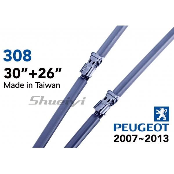PEUGEOT 308｜專用軟骨雨刷 2007~2013 (1代)