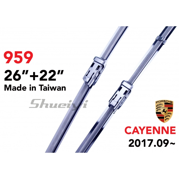 PORSCHE CAYENNE｜專用軟骨雨刷 2017.09~ (959)
