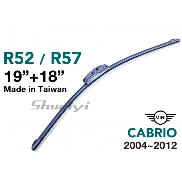 MINI CABRIO｜專用軟骨雨刷 2004~2012 (R52/R57)