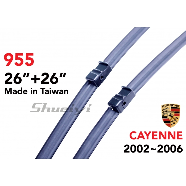 PORSCHE CAYENNE｜專用軟骨雨刷 2002~2006 (955)