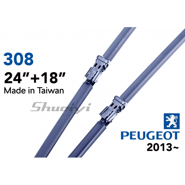PEUGEOT 308｜專用軟骨雨刷 2014~ (2代)