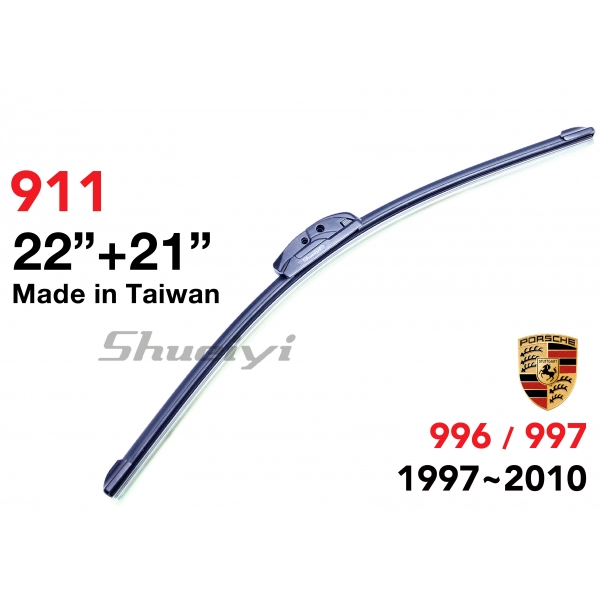 PORSCHE 911｜專用軟骨雨刷 1997~2010 (996/997)
