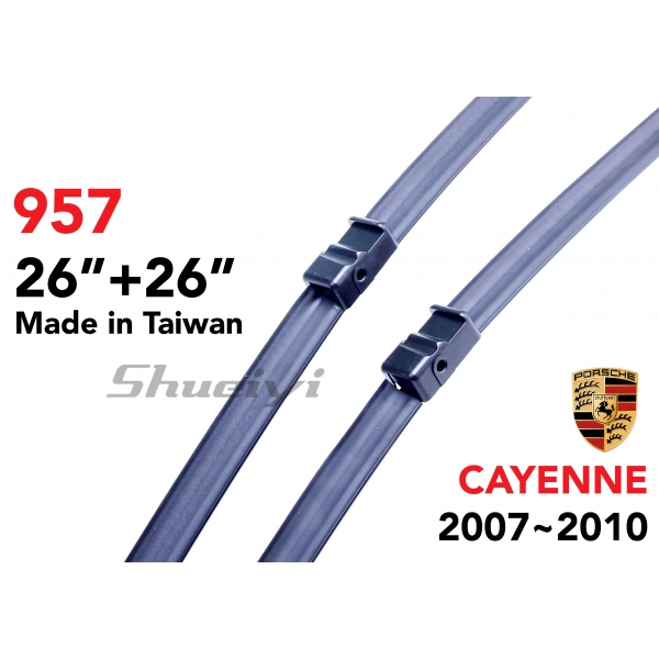 PORSCHE CAYENNE｜專用軟骨雨刷 2007~2010 (957)