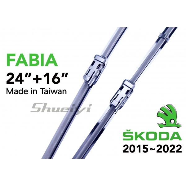 SKODA FABIA｜專用軟骨雨刷 2015~2022 (MK3)