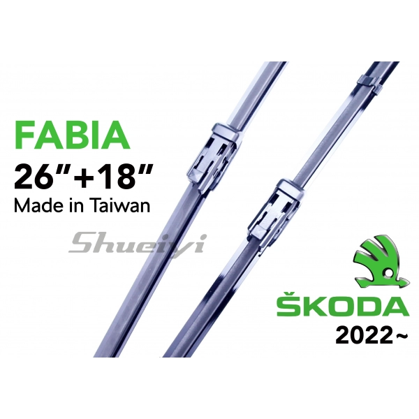 SKODA FABIA｜專用軟骨雨刷 2022~ (MK4)