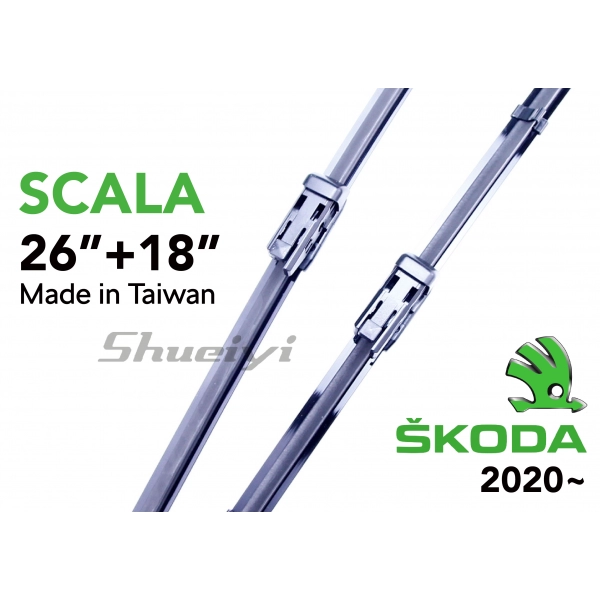 SKODA SCALA｜專用軟骨雨刷 2020~