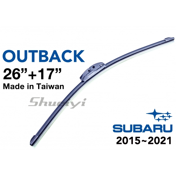 SUBARU OUTBACK｜專用軟骨雨刷 2015.03~2021.03 (5代)