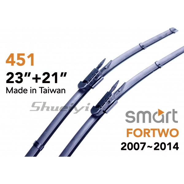 SMART FORTWO｜專用軟骨雨刷 2007~2014 (451)