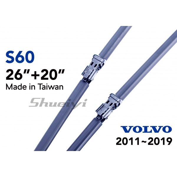 VOLVO S60｜專用軟骨雨刷 2011~2019.07