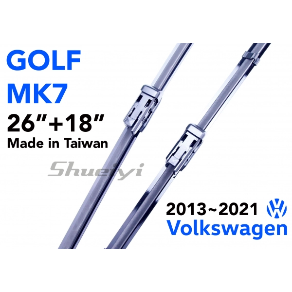 VW GOLF MK7｜專用軟骨雨刷 2013~2021.06
