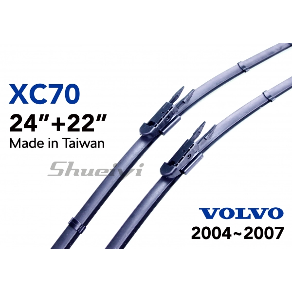 VOLVO XC70｜專用軟骨雨刷 2004~2007