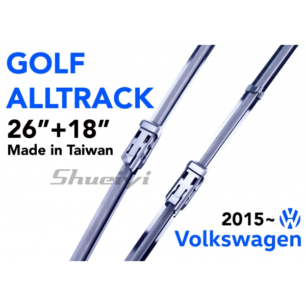 VW GOLF ALLTRACK｜專用軟骨雨刷 2015~2019