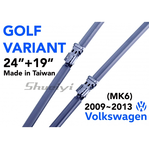 VW GOLF VARIANT｜專用軟骨雨刷 2009~2013 (MK6)