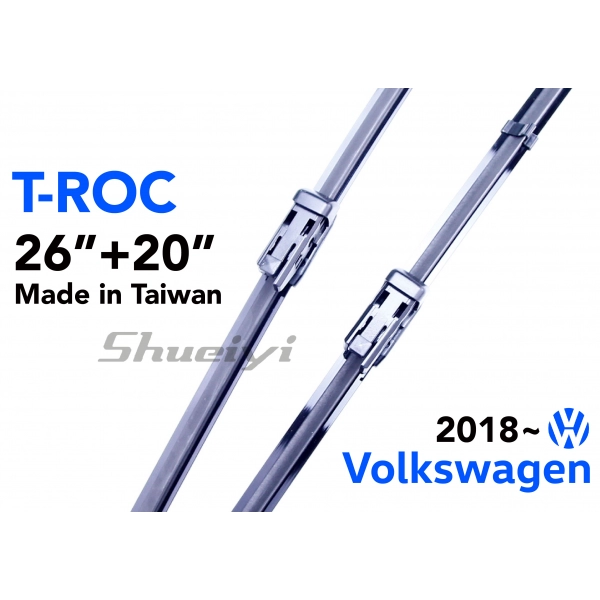 VW T-ROC｜專用軟骨雨刷 2018~