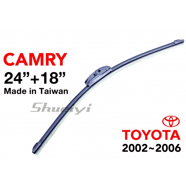 TOYOTA CAMRY｜專用軟骨雨刷 2002.03~2006.04 (5代)
