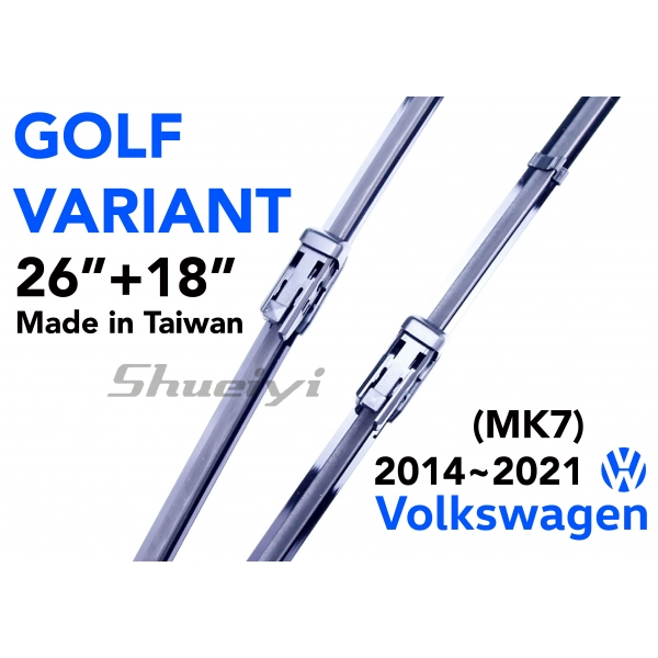 VW GOLF VARIANT｜專用軟骨雨刷 2014~2021.06 (MK7)