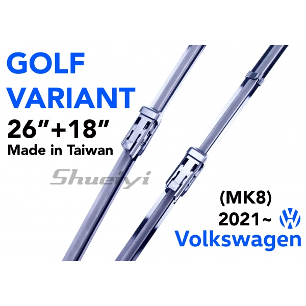 VW GOLF VARIANT｜專用軟骨雨刷 2021.07~ (MK8)