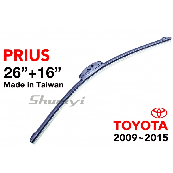 TOYOTA PRIUS｜專用軟骨雨刷 2009~2015