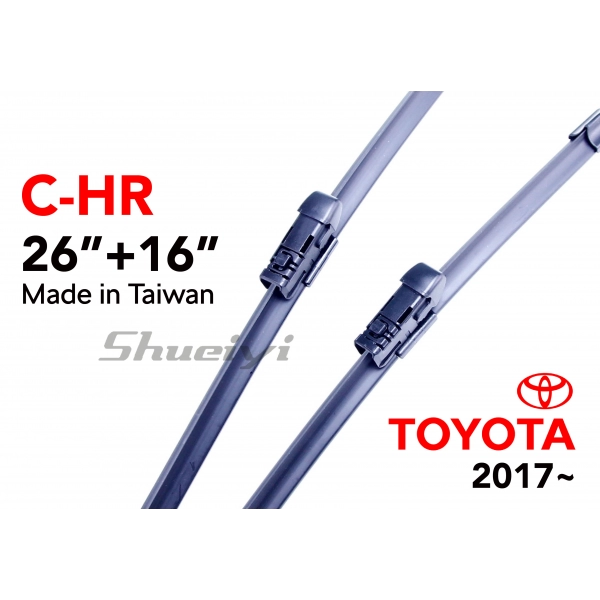 TOYOTA C-HR｜專用軟骨雨刷 2017~
