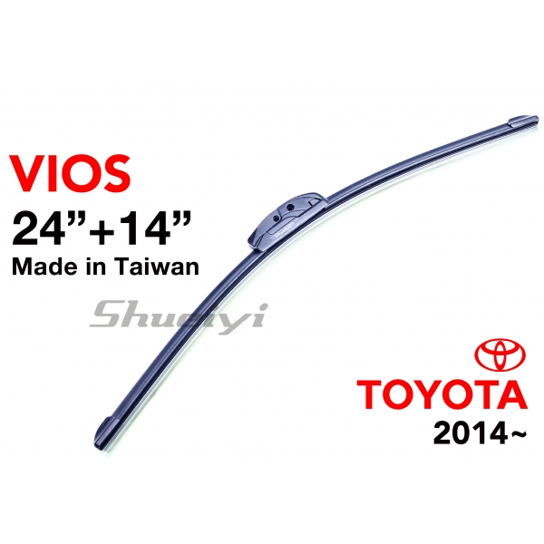 TOYOTA VIOS｜專用軟骨雨刷 2014.04~