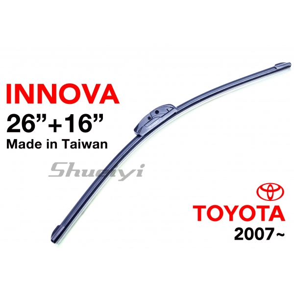 TOYOTA INNOVA｜專用軟骨雨刷 2007~